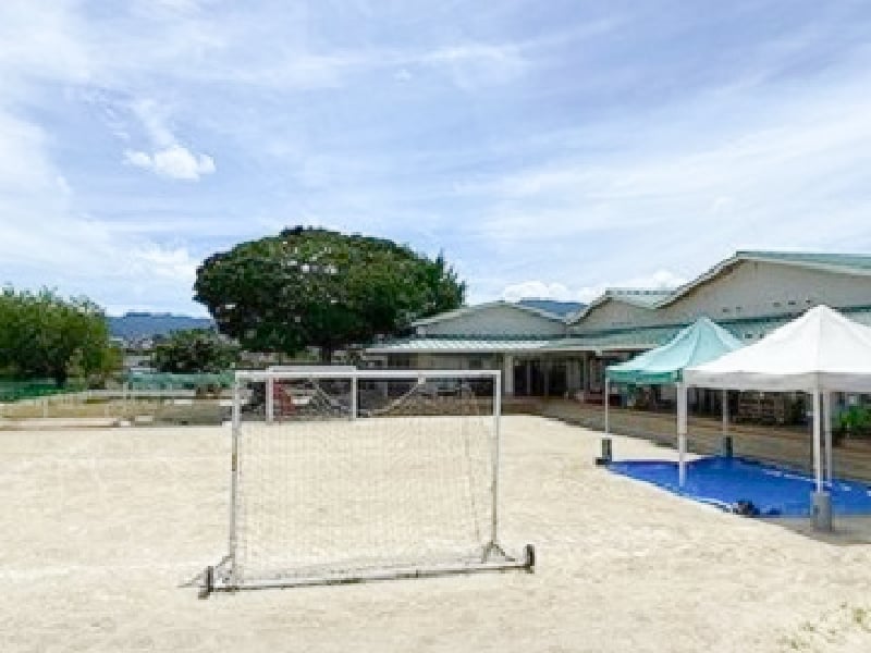 広い園庭